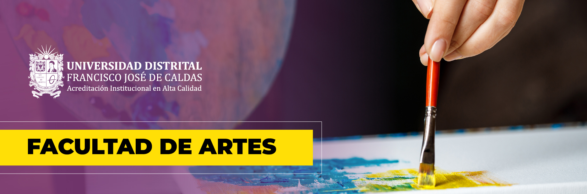 Banner Facultad de Artes