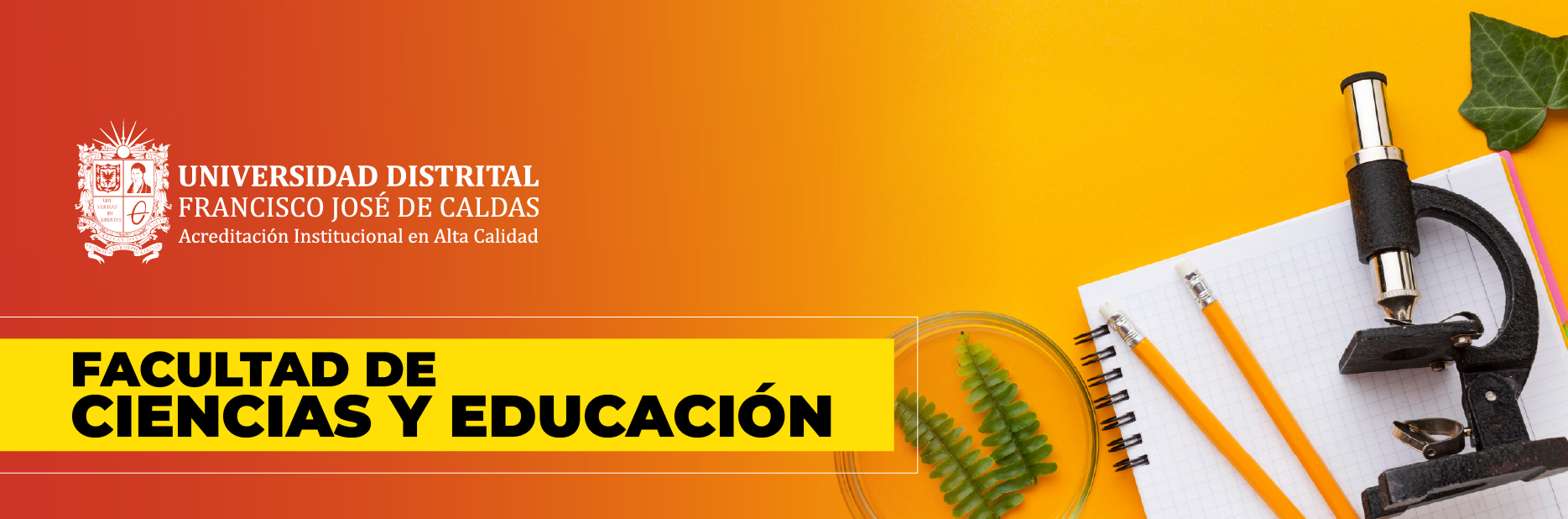 Banner Ciencias y Educación