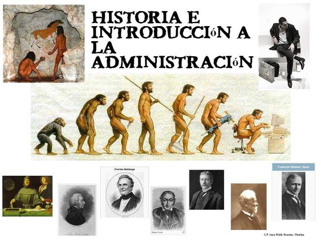 Imagen que describe el origen de la administración